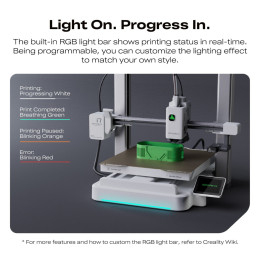 Creality Sparkx i7 3d Printer - 500mm/s Fast - ai Smart Detection - 26x26x26 - no Assembly