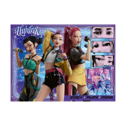 Ravensburger Puzzle:  k-pop Demon Hunter- Zoey,rumi, Mira xxl (100pcs) (12002222)