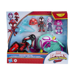 Hasbro Spidey and his Amazing Friends: Figures, Vehicles & Playsets - Miles Morales & Ghost Vehicle set (G1970)