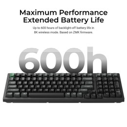 Keychron k10 Ultra (K10u-h1) zmk Wireless 8k Mechanical Keyboard red Switch (Hot-Swap) 100% us lay