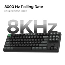 Keychron k8 Ultra (K8u-j3) zmk Wireless 8k Mechanical Keyboard Brown Switch (Hot-Swap) 80% us Layout