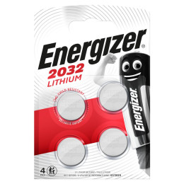 Energizer Μπαταρίες Λιθίου Ρολογιών Cr2032 3v 4τμχ (10538519) (Ene10538519)