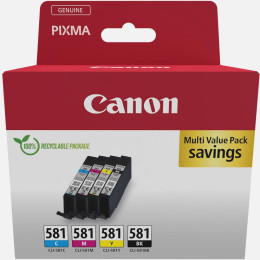 Canon Μελάνι Inkjet cli-581 Cmyk (2103c007) (Cancli-581mp)