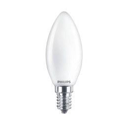 Philips e14 led Bright White Matt Candle Bulb 6.5w (60w) (Lph02427) (Philph02427)