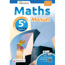 Maths 5e - Iparcours Manuel, Edition 2025
