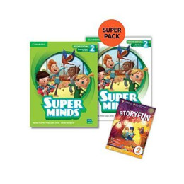 Super Minds 2 Super Pack 4  (Student's Book + Workbook + Story fun 2 + Wordlist) 2026