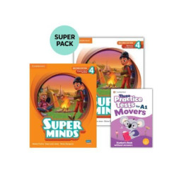 Super Minds 4 Super Pack 3 (Student's Book + Workbook + 3 Practice Tests Movers + Wordlist) 2026