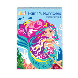 HappiHobbi Paint By Numbers Mythical Mermaid Για 7+ Ετών