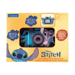 Lexibook Digital Camera With Silicon Pouch: Kids Camera With Stitch Protection (25.dj078d)