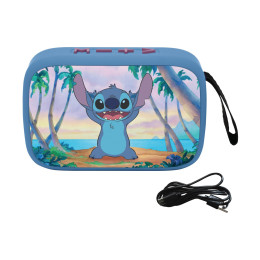 Lexibook Portable Speaker: Stitch Bluetooth Portable Speaker With Fabric Finish (25.bt018d)
