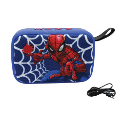 Lexibook Portable Speaker: Spiderman Bluetooth Portable Speaker With Fabric Finish (25.bt018sp)