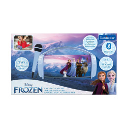 Lexibook Wireless Speaker With Microphone: Frozen Bluetooth Light Speaker With Microphone (25.btp585fzz)