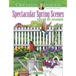 Creative Haven Spectacular Spring Scenes Color by Number