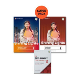 Shining Lights 3 Super Pack 2  (Student's Book + Workbook + Preliminary for Schools 2 + Wordlist) 2026