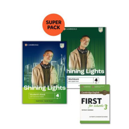 Shining Lights 4 Super Pack 2  (Student's Book + Workbook + First for Schools 3 + Wordlist) 2026