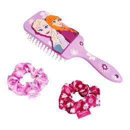 ΑS Σετ Βούρτσα & Scrunchies Frozen 2 σχέδια για 3+ Ετών