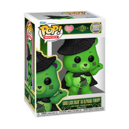 Funko Pop! Movies: Care Bears x Wicked - Good Luck Bear as Elphaba Thropp #2052 Vinyl Figure