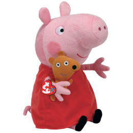 TY Χνουδωτό Beanie Babies Peppa Pig 23εκ