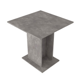 Τραπέζι Allos Megapap Χρώμα Γκρι Σκυροδέματος 75x75x77εκ.