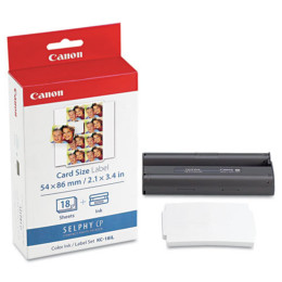 Canon kc-18il Colour ink & Paper set Mini Stickers 18sheets (7740a001ah) (Can-Kc18il)