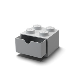 Lego® Κουτι Γραφειου με Συρταρι Τετραγωνο Γκρι - 40201740