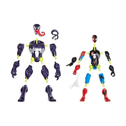 Hasbro Marvel Venonversus: Mixmashers - Venom vs. Venomized Spider-man Action Figures (F9194)