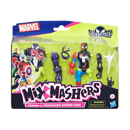 Hasbro Marvel Venonversus: Mixmashers - Venom vs. Venomized Spider-man Action Figures (F9194)