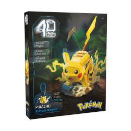 Spinmaster 4d Built: Pokemon - Pikachu (6075061)
