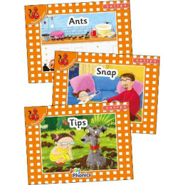 Jolly Phonics Orange Level Readers set 1 : in Precursive Letters (British English Edition)