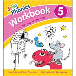 Jolly Phonics Workbook 5: in Precursive Letters (British English Edition) pb