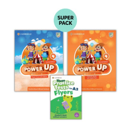 Power up 4 Super Pack 2 (sb + wb + 3 Practice Tests Flyers) 2nd ed
