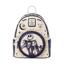 Loungefly Disney: the Nightmare Before Christmas - Jack Skellington & Sally Night sky Mini Backpack (Wdbk4489)