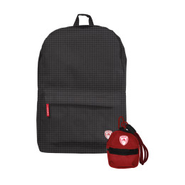 ΤΣΑΝΤΑ ΠΛΑΤΗΣ ΜΑΥΡΗ ΜΕ ΠΟΡΤΟΦΟΛΑΚΙ - ΟΛΥΜΠΙΑΚΟΣ ΜΠΑΣΚΕΤ 6