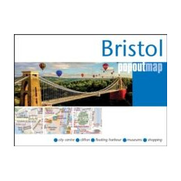 Bristol Popout map - Pocket Size, pop up map of Bristol City Centre