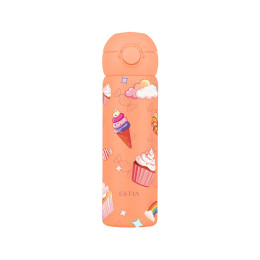 Estia Θερμος Παιδικο Handy Bottle Save the Aegean 470ml Candy sky