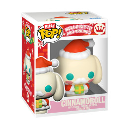 Funko Bitty Pop! Rides: Hello Kitty and Friends (Holiday) - Cinnamoroll & Sleigh Vinyl Figures