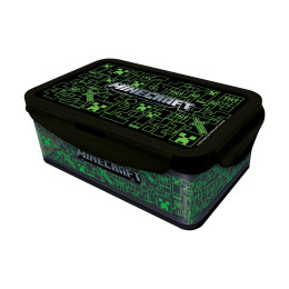 Stor: Minecraft - Iconicmono Rectangular Food Container (1190ml) (31382)