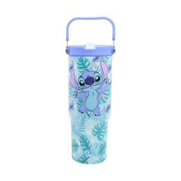 Stor: Stitch - Aloha Insulated Stainless Steel Tubler With Handle (860ml) (31710)