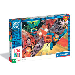 Clementoni Παιδικό Παζλ Super Color Super-Man 104 τμχ