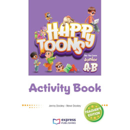Happytoons Junior a and b Teacher's Workbook (+digibook app )