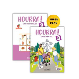 Hourra! 3 Super Pack (Livre + Cahier + Cadeau Surprise)