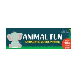 Animal fun Reusable Sticker Book for Children