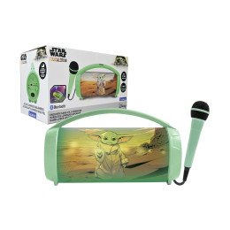 Lexibook: Iparty - Star Wars the Mandalorian Wireless Speaker With Microphone (25.btp585swz)