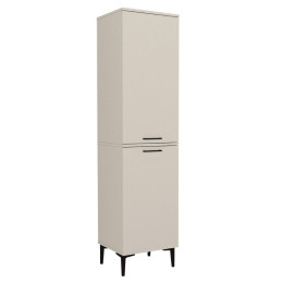 Ντουλάπι με Καλάθι Απλύτων Singa Megapap Χρώμα Sandstone 45x40x180εκ.