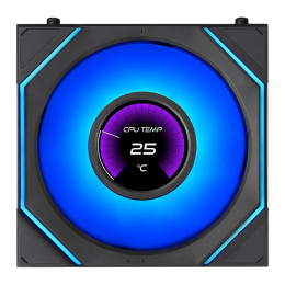 Lian li uni fan sl inf lcd Flex - Black - Wireless 120 3pcs Without Controller Case fan