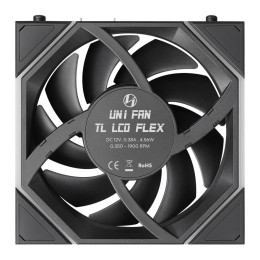 Lian li uni fan tl-lcd Flex Wireless 120 Black 3pcs Without Controller Case fan