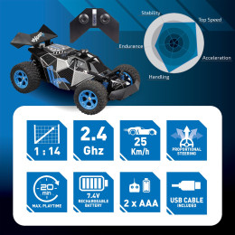 Exost Pro Rocket One Τηλεκατευθυνόμενο αυτοκίνητο Για 8+ Ετών