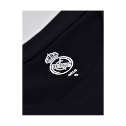 Real Madrid cf Official t-Shirt – Black 'since 1902' Crest Print – Size l (Rm1ce90)