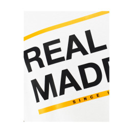 Real Madrid cf Official t-Shirt – White 'real Madrid Since 1902' Boxed Logo – Size m (Rm1ce115)