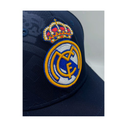 Real Madrid cf Official cap – Navy Embroidered Crest – Size u (Rm3go12)